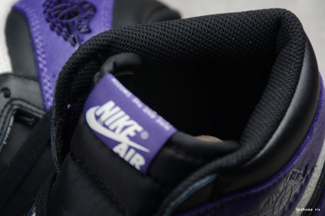 Purple' Retro 'Court Jordan 555088-501 High 1 OG Air 0720